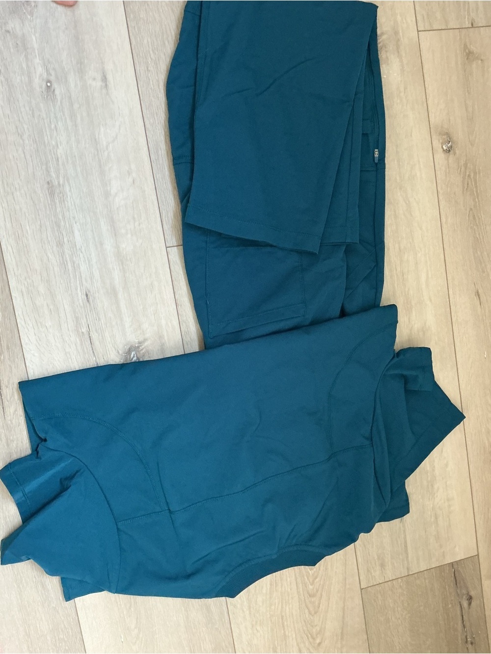 Dickies Teal Wide-Leg Medical Scrub Pants - Picture 5 of 7